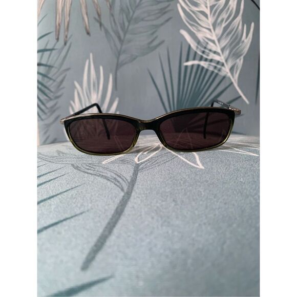 Gucci SUN Eyeglasses Frames GG 1376 R4T 140 Black Green Italy GLASSES HARD CASE - Picture 4 of 10